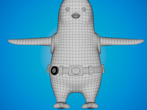 Traveling Penguin 3Dモデル