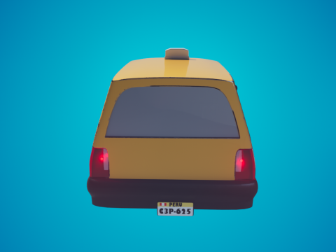TICO CAR CARTOON 3D Model