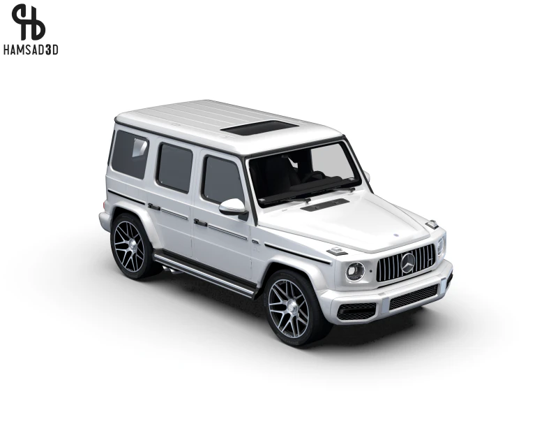Mercedes Benz G63 AMG 2019 3D Model .c4d .max .obj .3ds .fbx .stl .blend 