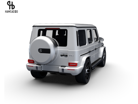 Mercedes Benz G63 AMG 2019 3D मॉडल
