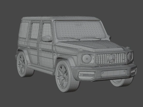 Mercedes Benz G63 AMG 2019 3D Model