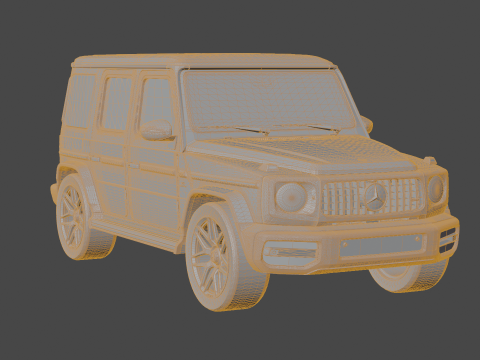 Mercedes Benz G63 AMG 2019 3D मॉडल