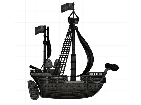 Going Merry - One Piece Ship 3D Print Model