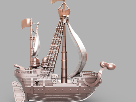 Going Merry - One Piece Ship Modelo de impresión 3D