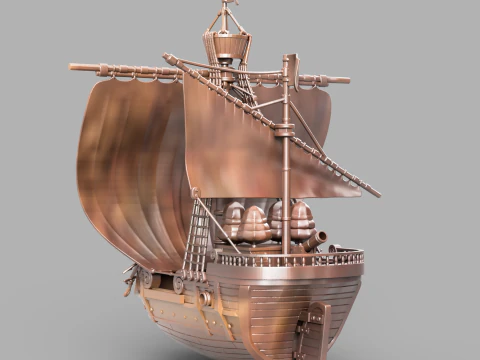 Going Merry - One Piece Ship 3D Print Model