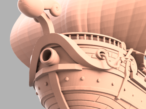 Going Merry - One Piece Ship Modelo de impresión 3D