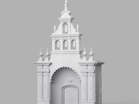 Ermita del Rocio - Ermita Virgen de El Rocio - Santuario Model do druku 3D