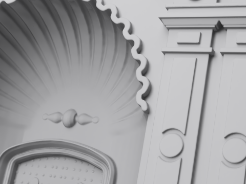 Ermita del Rocio - Ermita Virgen de El Rocio - Santuario 3D Print Model