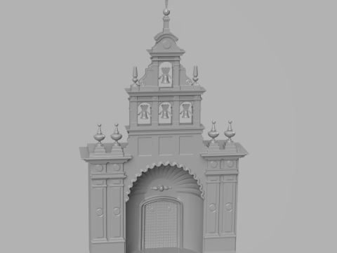 Ermita del Rocio - Ermita Virgen de El Rocio - Santuario 3D Print Model