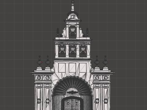 Ermita del Rocio - Ermita Virgen de El Rocio - Santuario 3D Print Model