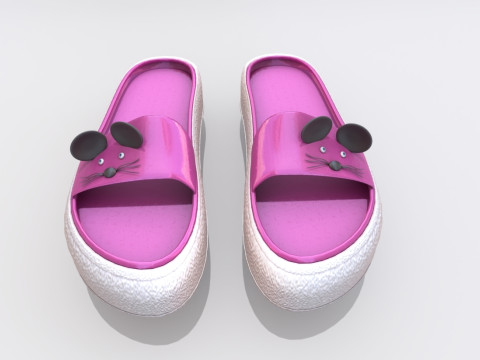 FLIP FLOP MOUSE Modelo 3D
