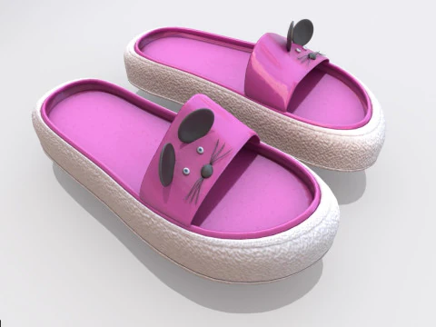 FLIP FLOP MOUSE 3D Model