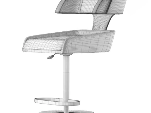 Riva Aquarama Stool 3D Model