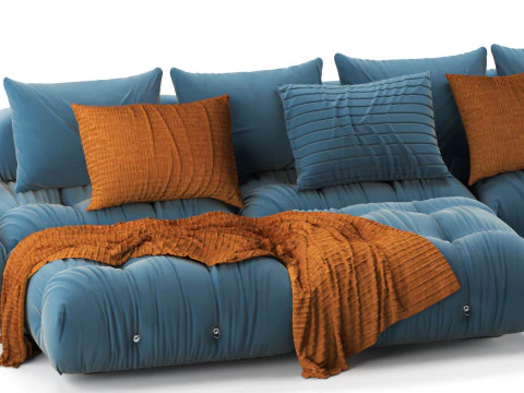 Sof&aacute; BB Italia CAMALEONDA Modelo 3D