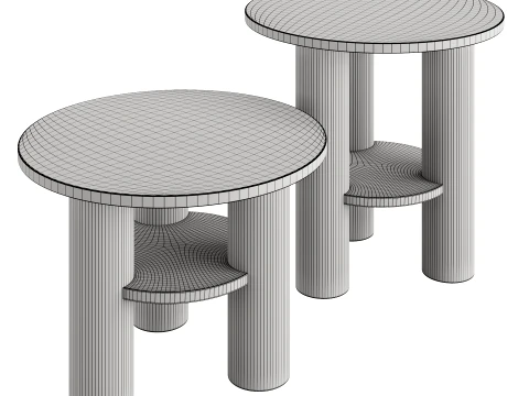 Kaiyo Side table 3D Model