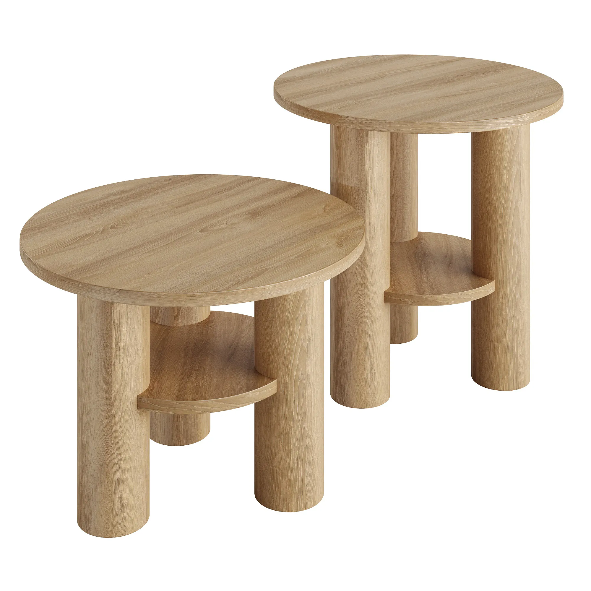 Kaiyo Side table 3D Model .c4d .max .obj .3ds .fbx .stl .blend 