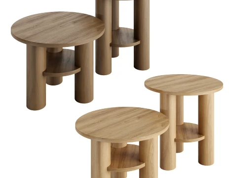 Kaiyo Side table 3D Model