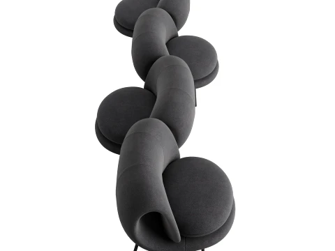 Maki Easy Chair Offecct 3D Model