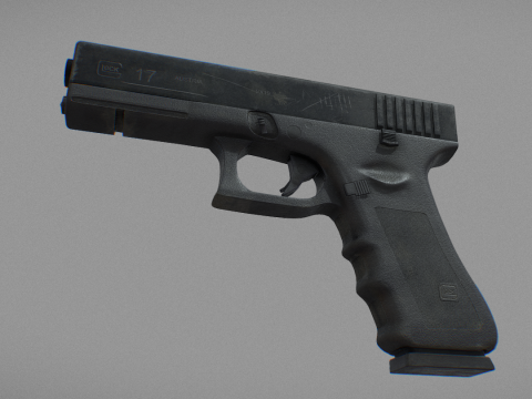Game Ready GLOCK-17 Gen 3 3D मॉडल