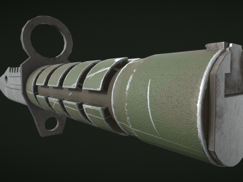 Game Ready Bayonet M9 knife Model 3D