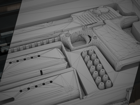 Desert Eagle Game Ready 3D Model