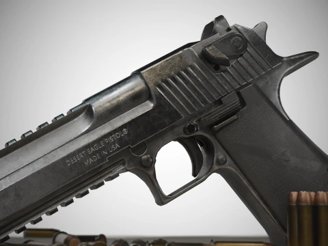 Gioco Desert Eagle pronto Modello 3D