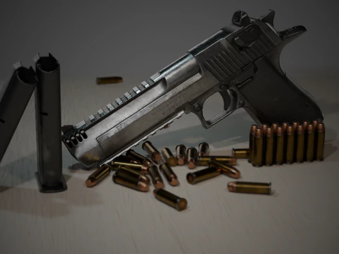 Gioco Desert Eagle pronto Modello 3D