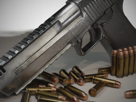 Gioco Desert Eagle pronto Modello 3D