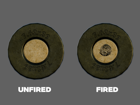 Cartridge Ammo Pack 18 Calibers Game Ready Modelo 3D