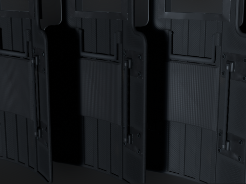 Modern Shield Pack Game Ready Modelo 3D