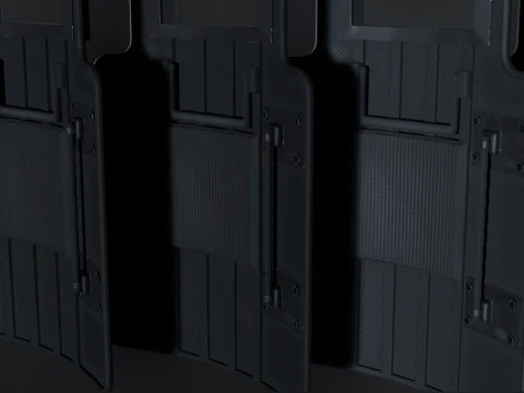 Modern Shield Pack Game Ready 3D Model