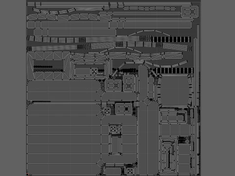Modern Shield Pack Game Ready 3D Model
