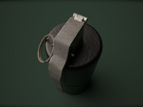 Grenade Pack Game Ready Modelo 3D