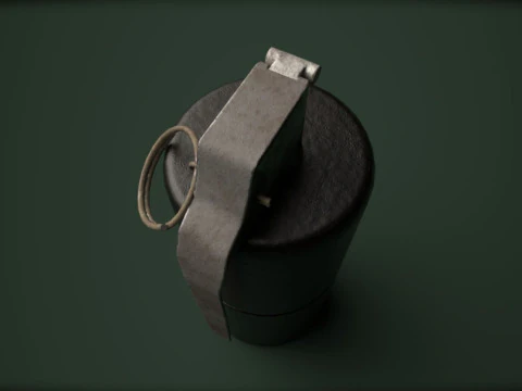 Grenade Pack Game Ready 3D Model