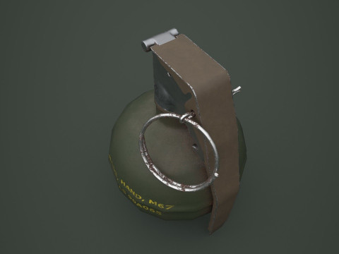 Grenade Pack Game Ready Modelo 3D