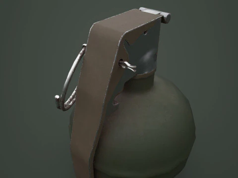 Grenade Pack Game Ready 3D Model