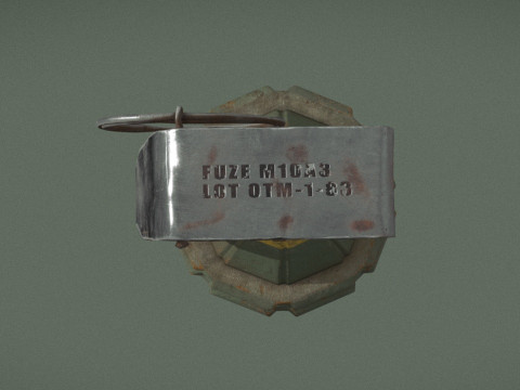 Grenade Pack Game Ready Modelo 3D