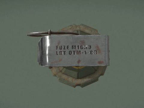Grenade Pack Game Ready 3D Model