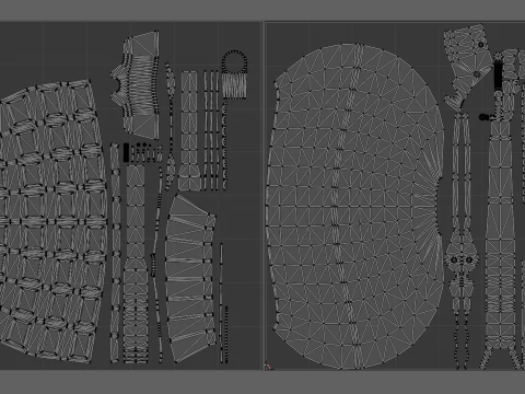 Grenade Pack Game Ready 3D Model