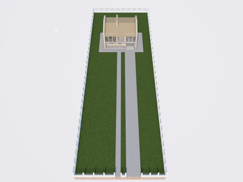 B&acirc;timent moderne Modèle 3D