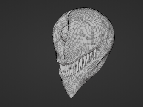 Creepy head 3D-Modell