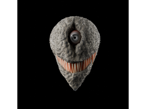 Creepy head 3D Model