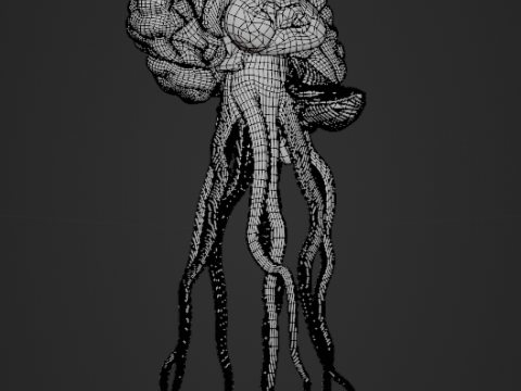 Creepy creature Model 3D