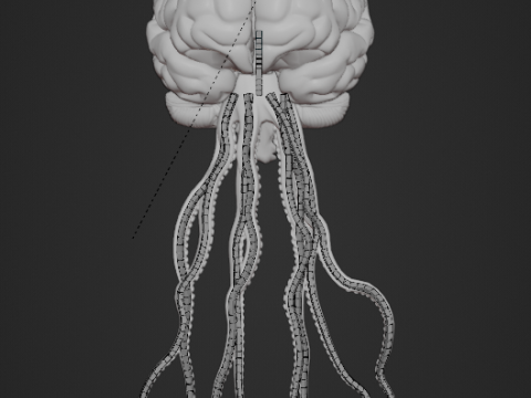 Creepy creature Model 3D