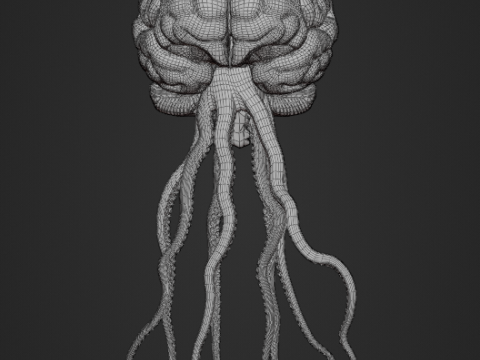 Creepy creature Model 3D