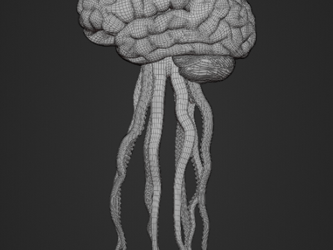 Creepy creature Model 3D