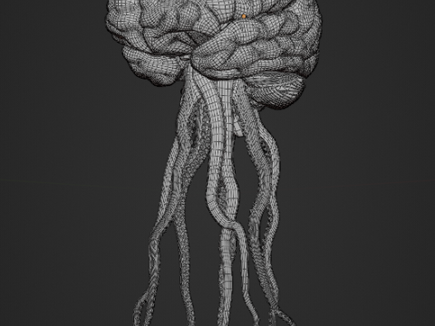 Creepy creature Model 3D