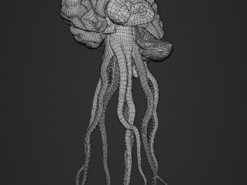 Creepy creature Model 3D