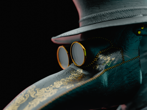Plague doctor 3D Модель