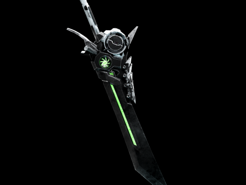 Sci fi blade Model 3D